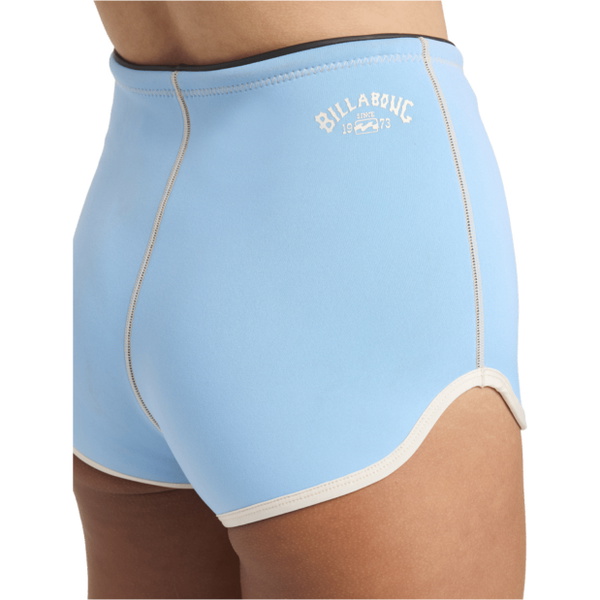 2026 Billabong Femmes 2mm Short Spring Glider 24BW304050 - Blue Drift